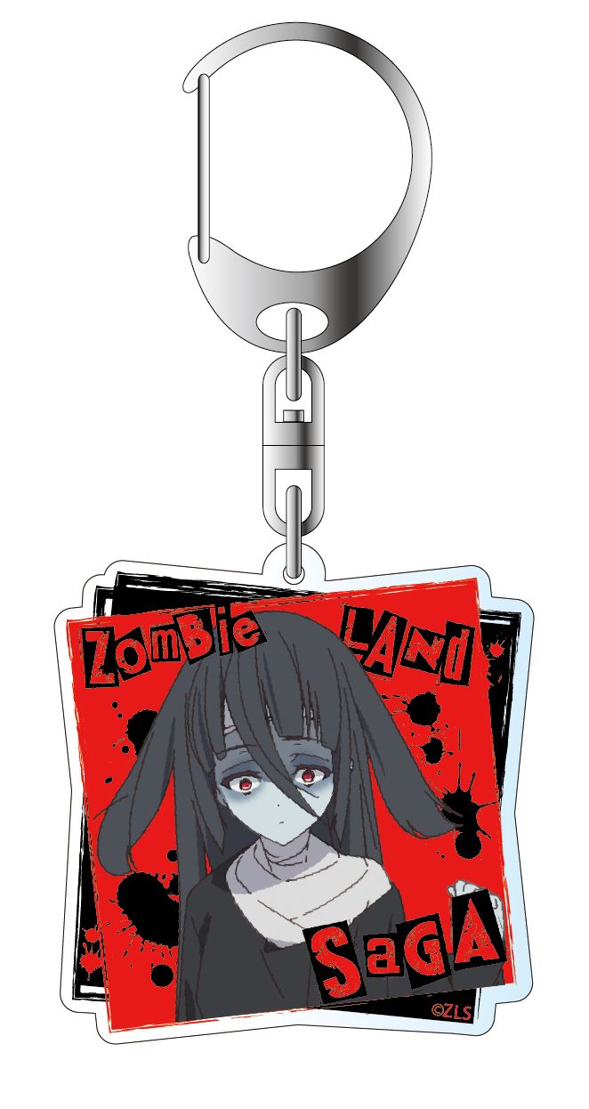 Zombie Land Saga Acrylic Key Chain Yamada Tae Zombie Ver.