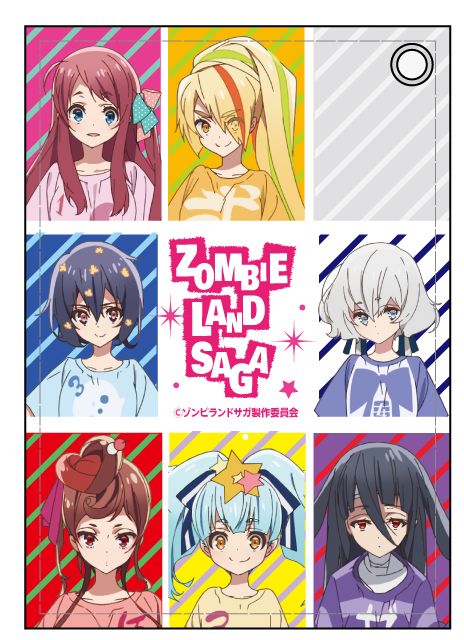Zombie Land Saga Leather Pass Case B