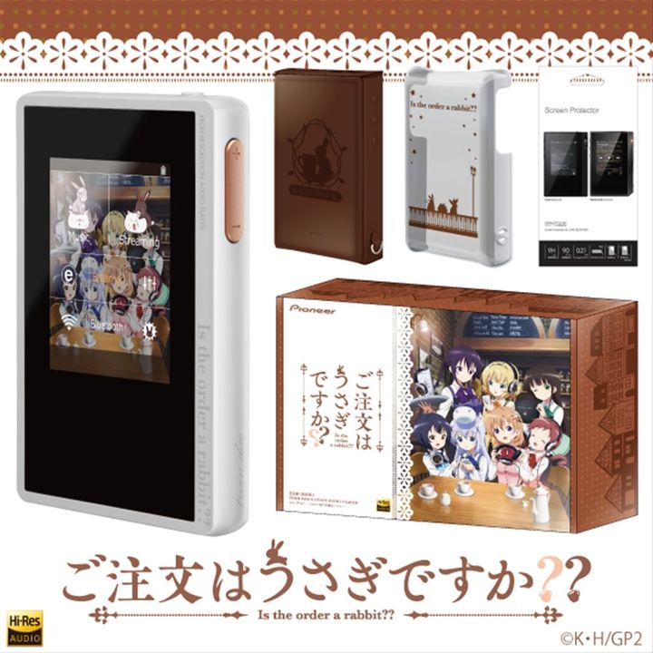 (With Bonus) Digital Audio Player Pioneer XDP-20 - GochiUsa Collaboration Model