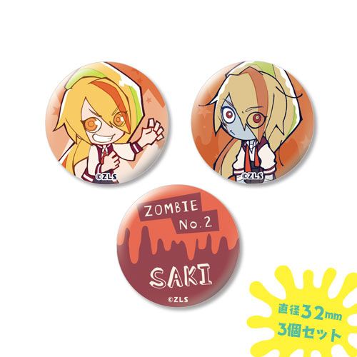 Zombie Land Saga Can Badge Set 02 Nikaido Saki