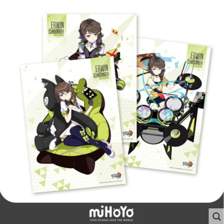 Tatepos Erwin Schrodinger - Honkai Impact 3rd (Isi 3)