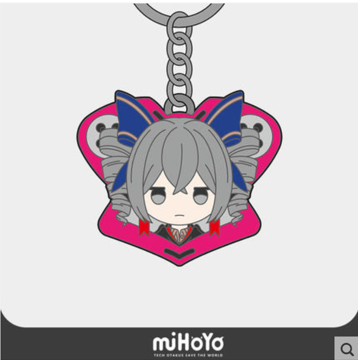 Metal Keychain Bronya Zaychik - Honkai Impact 3rd