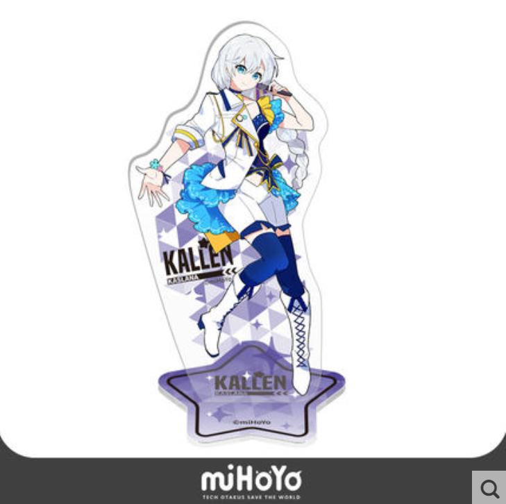 Kallen Kaslana Idol Ver. Acrylic Stand (10cm) - Honkai Impact 3rd