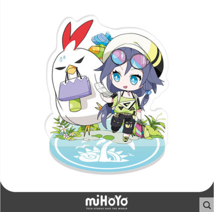 Acrylic Stand Fu Hua Summer Memories - Honkai Impact 3rd