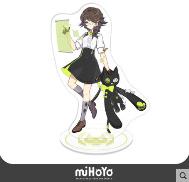 Acrylic Stand Erwin Schrodinger - Honkai Impact 3rd