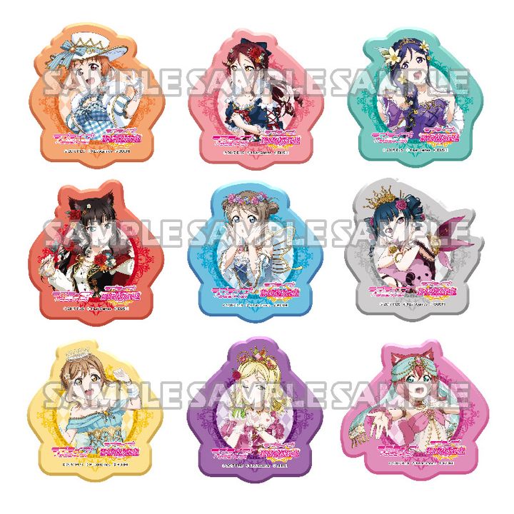 Love Live! Sunshine!! Trading Acrylic Badge Ver. 4 [Set of 9]