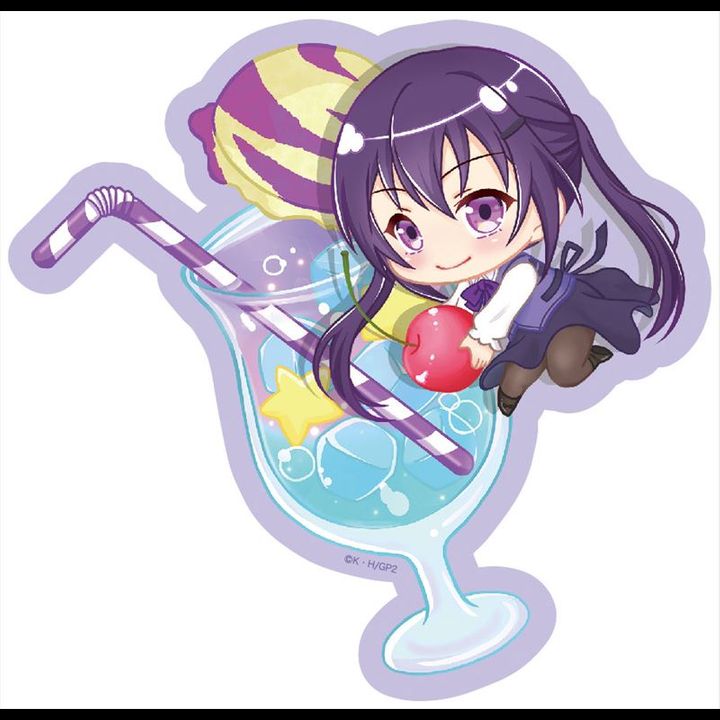 Gochumon wa Usagi Desu ka?? Pop-chara Sticker Rize