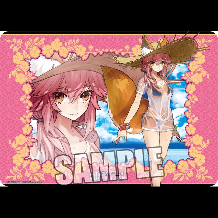 Character Rubber Mat Fate/EXTELLA LINK Tamamo-no-Mae Beach Flower Ver.