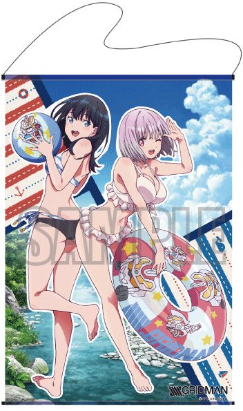 SSSS.Gridman Original Illustration Tapestry Rikka & Akane no Yes! Summerdays
