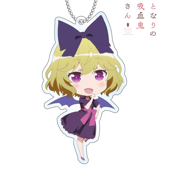 Ms. Vampire who lives in my neighborhood Deformed Big Acrylic Key Chain Ellie