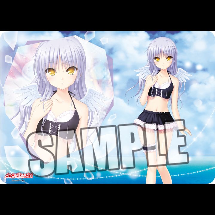 Character Rubber Mat Angel Beats! Angel Swimwear Ver.