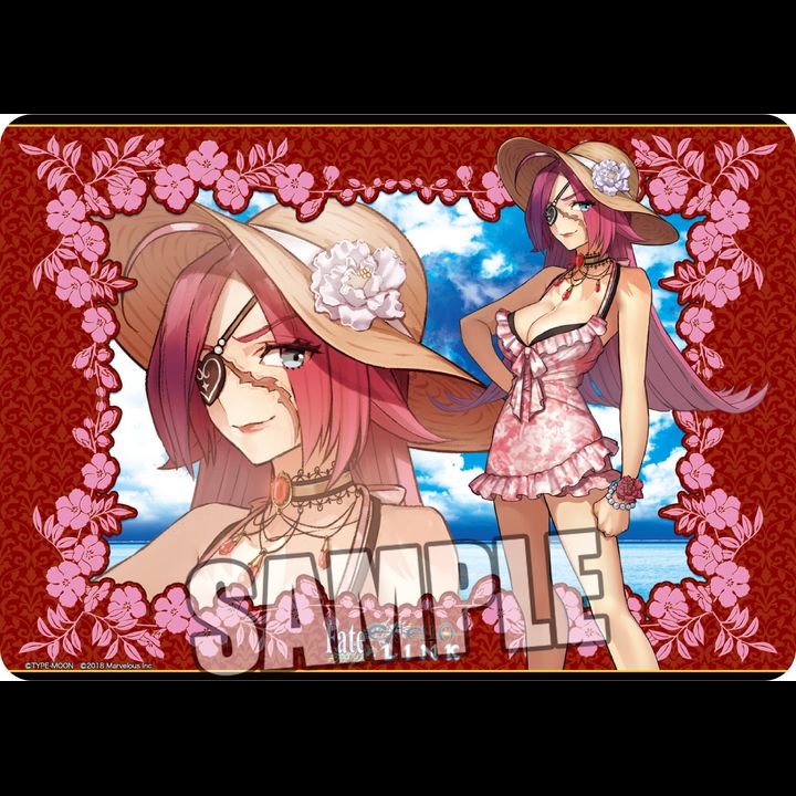 Character Rubber Mat Fate/EXTELLA LINK Francis Drake Sister Brilliant Summer Vacation Ver.