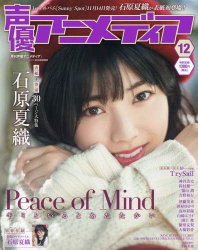 Seiyu Animedia Magazine December 2018 Ishihara Kaori 
