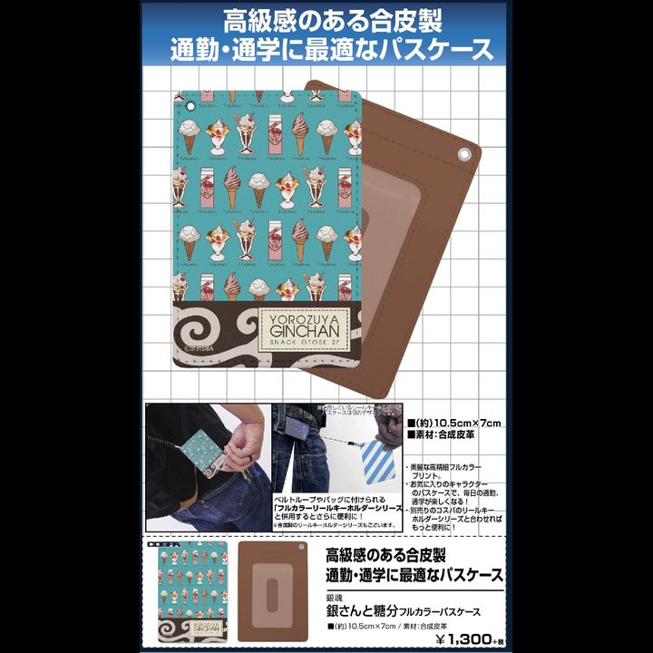 Gintama Gin-san to Toubun Full Color Pass Case