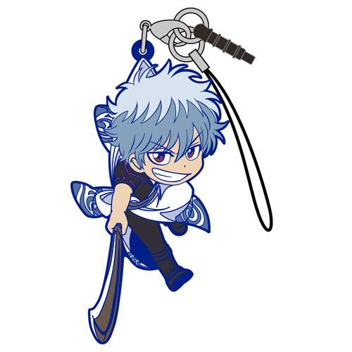 Gintama Sakata Gintoki Tsumamare Strap Rakuyou Kessen Ver.