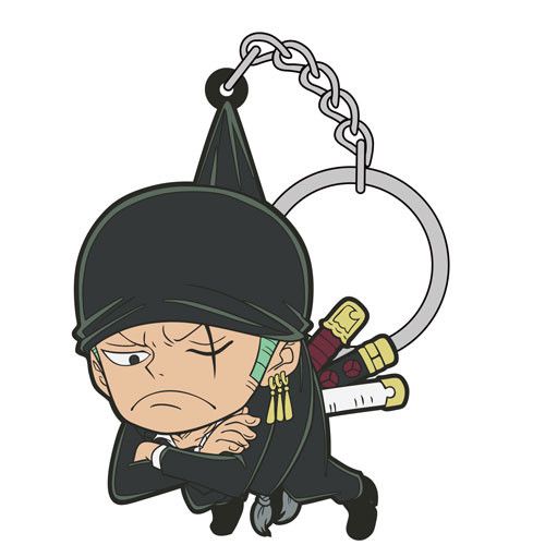 One Piece Zoro Tsumamare Key Chain Suits Ver.
