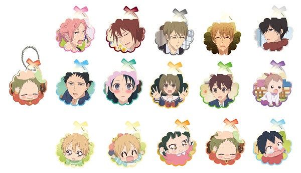 School Babysitters Trading Acrylic Key Chain [Set of 15]