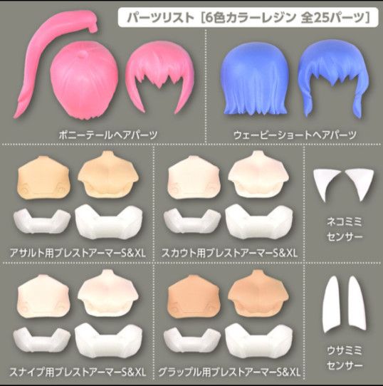 Megami Device Option Parts Set 001 for WISM Soldier