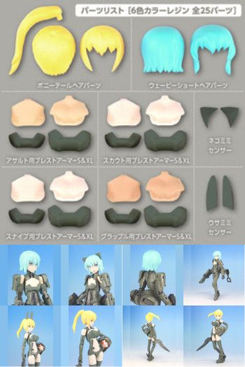 Megami Device - Option Parts Set 002 for WISM Soldier Real Type 