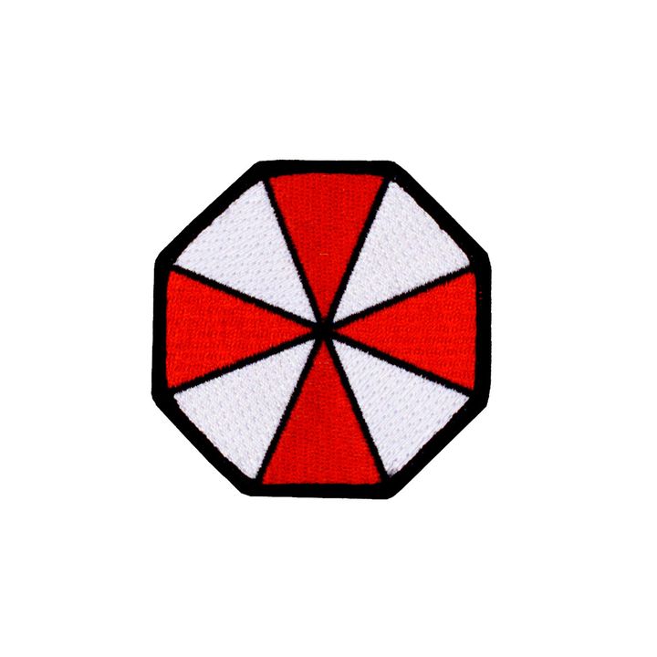 Biohazard Patch Umbrella Embroidery