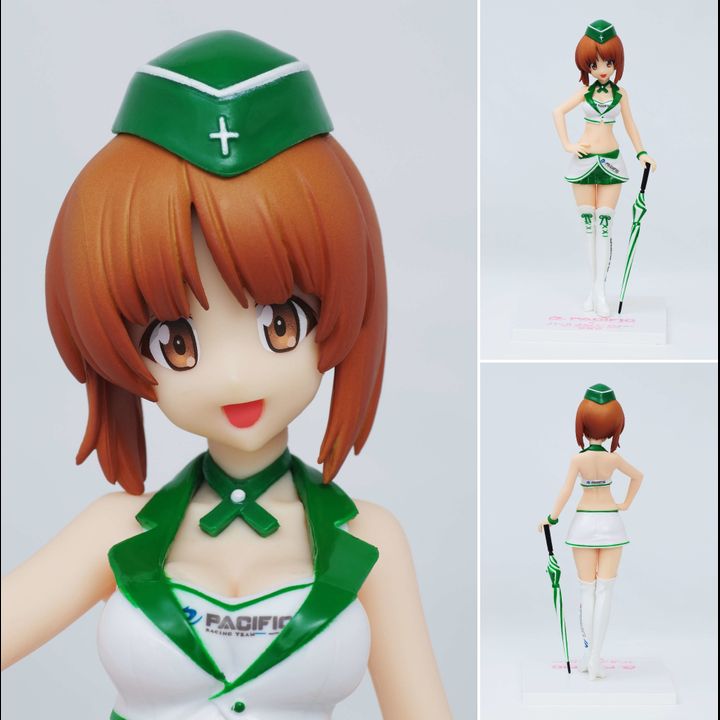 Premium Figure Miho Nishizumi - Pacific Racing Team (19cm)