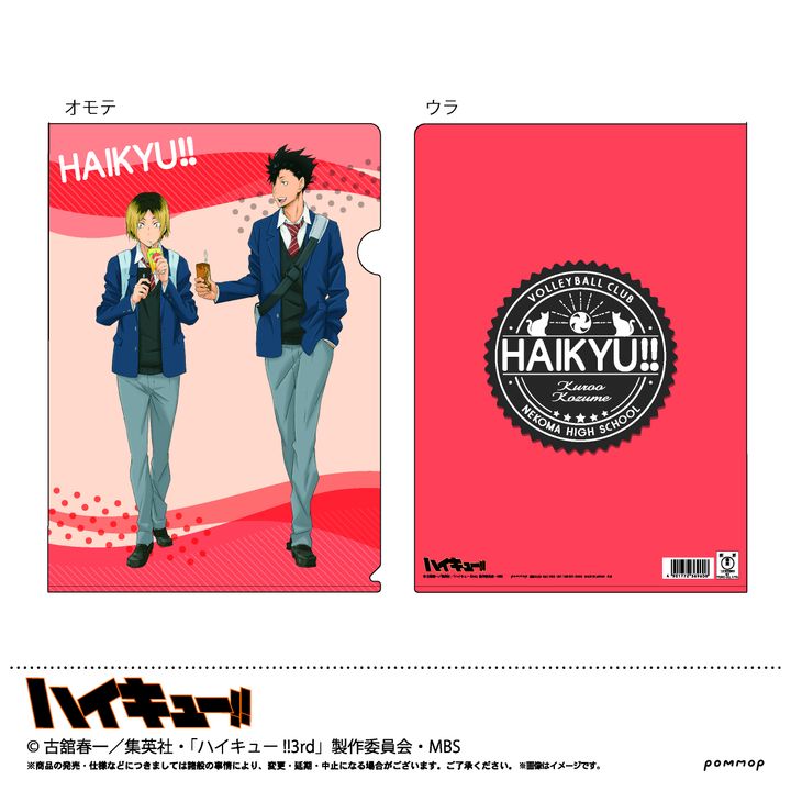 Haikyu!! Clear File D Kuroo, Kozume U91 19B 031