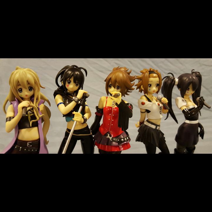 [SET OF 5] PVC Yui, Mio, Ritsu, Azusa, Ritsu - Death Devil Ver.