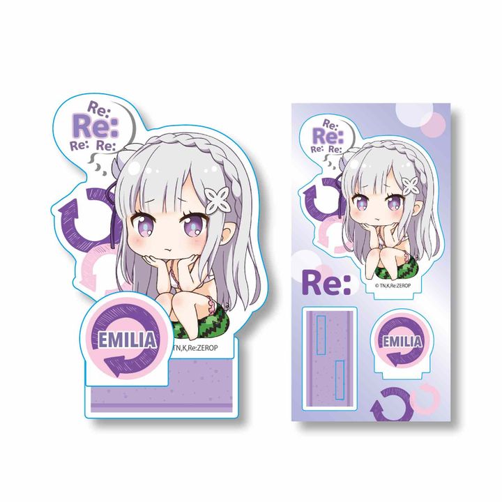 Re:Zero kara Hajimeru Isekai Seikatsu Nayamun Acrylic Figur Emilia