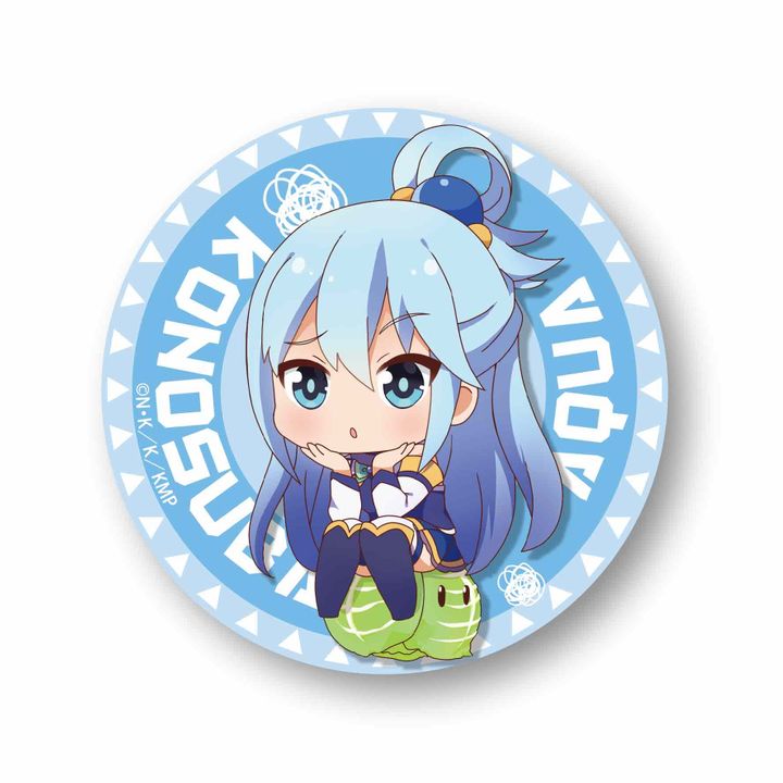 Kono Subarashii Sekai ni Shukufuku wo! Kurenai Densetsu Nayamun Can Badge Aqua