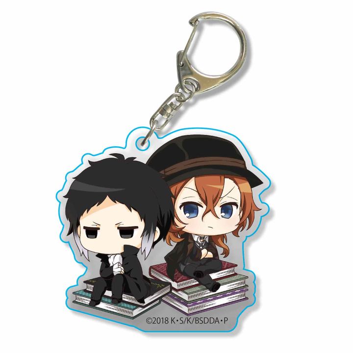 Bungou Stray Dogs DEAD APPLE Nayamun Acrylic Key Chain Akutagawa & Nakahara