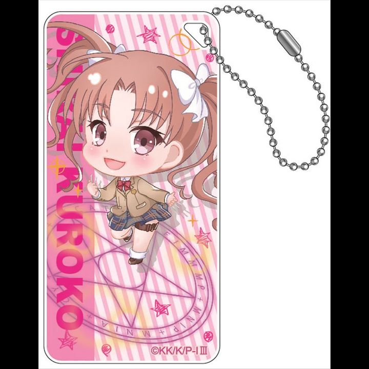 To Aru Majutsu no Index III Pop-chara Domiterior Key Chain Shirai Kuroko