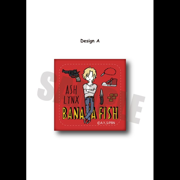 Banana Fish Leather Badge PlayP-A Ash Lynx