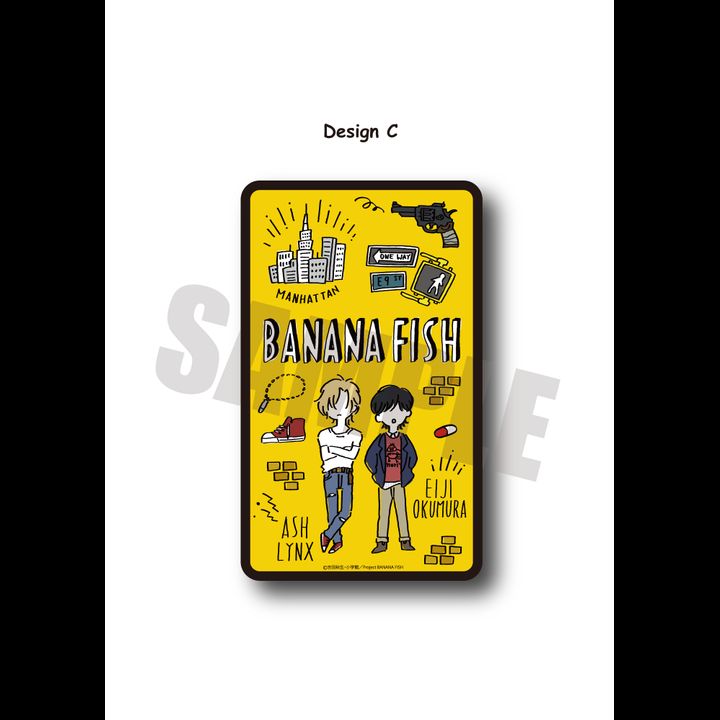 Banana Fish Travel Sticker PlayP-C