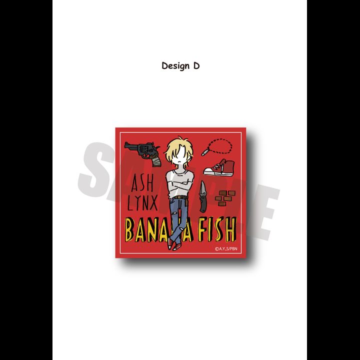 Banana Fish Travel Sticker PlayP-D