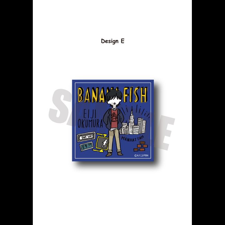 Banana Fish Travel Sticker PlayP-E