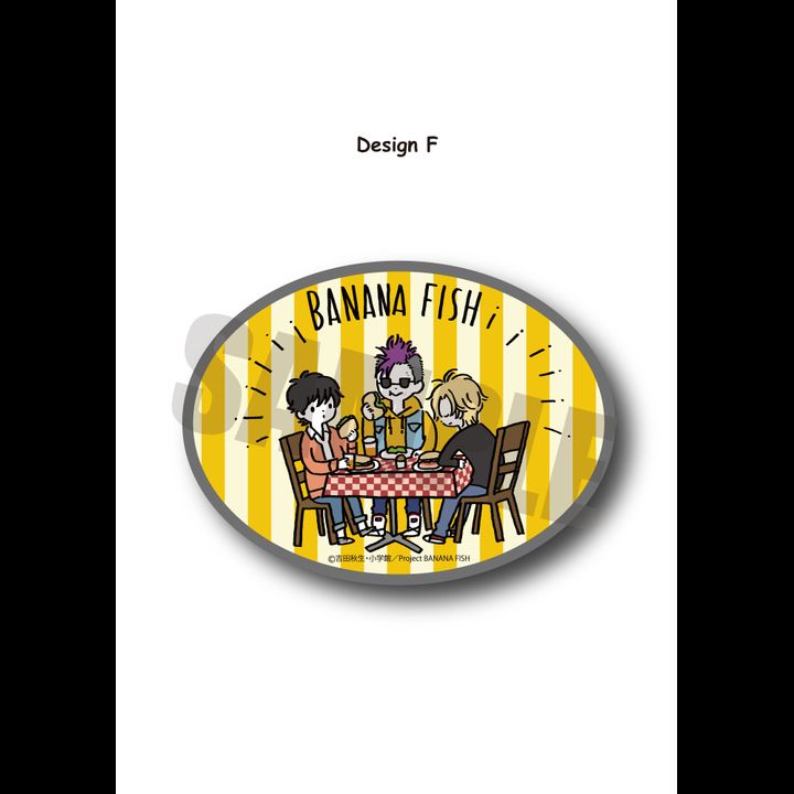 Banana Fish Travel Sticker PlayP-F
