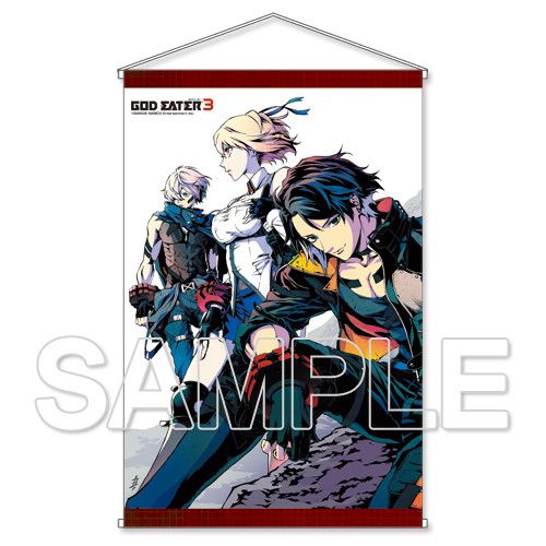 Rokuro Saito Original Illustration God Eater 3 Release Memorial HD Tapestry