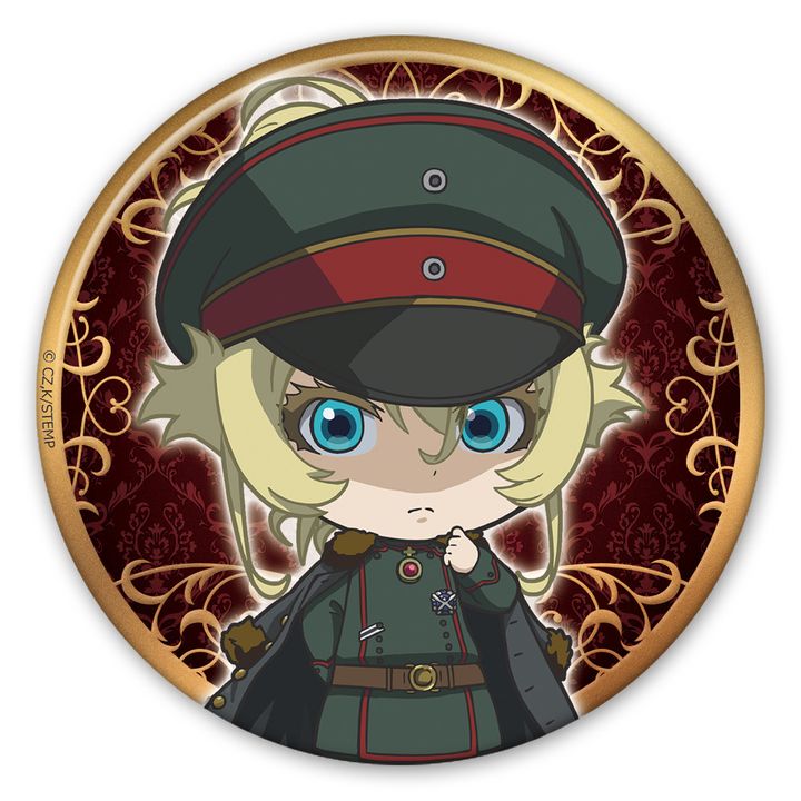 The Saga of Tanya the Evil The Movie Can Badge Military Uniform Tanya