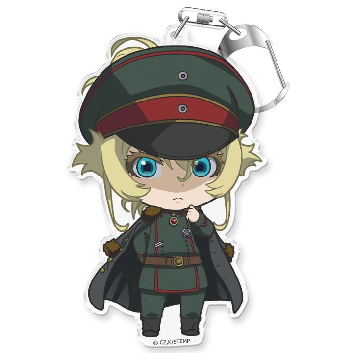 The Saga of Tanya the Evil The Movie Puni Colle! Key Chain Military Uniform Tanya