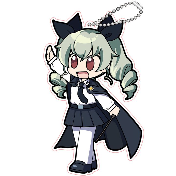 GIRLS und PANZER das Finale High Touch Acrylic Key Chain Anchovy