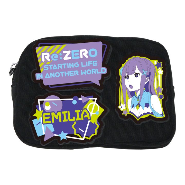 Re:Zero kara Hajimeru Isekai Seikatsu Rubber Pouch Emilia
