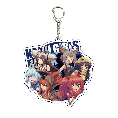 Deka Acrylic Key Chain Kaiju Girls Black 03 Nova