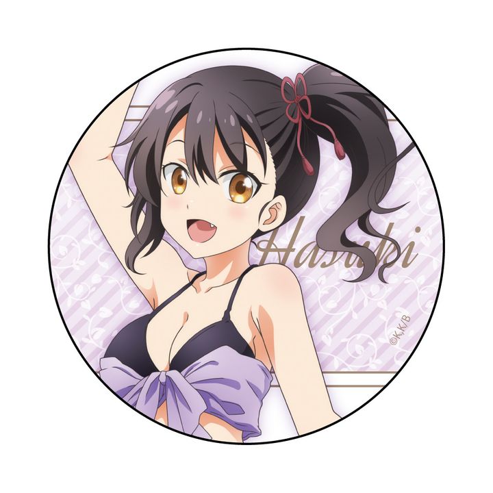 Juliet of Boarding School Can Badge Komai Hasuki Swimwear Ver.