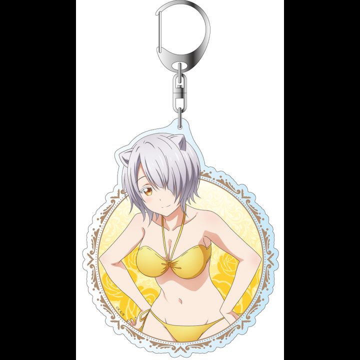Juliet of Boarding School Deka Key Chain Chartreux Westia Swimwear Ver.