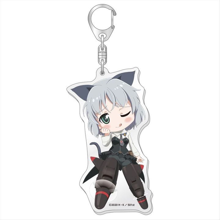 Strike Witches: Road to Berlin Tehepero Big Acrylic Key Chain Sanya Ver.