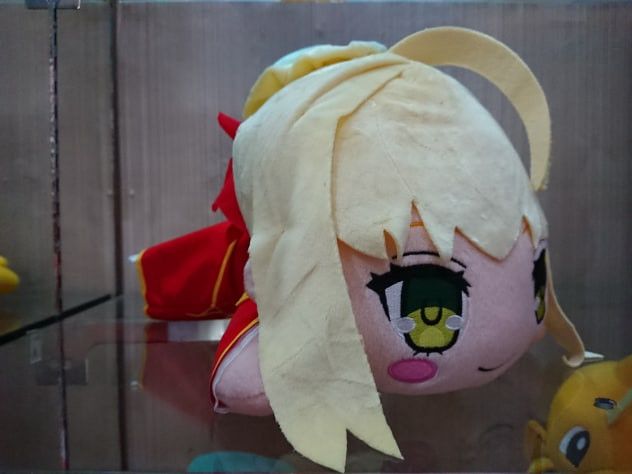 Mega Jumbo Nesoberi Nuigurumi Plush Saber Extra / Nero Claudius (40x22cm)