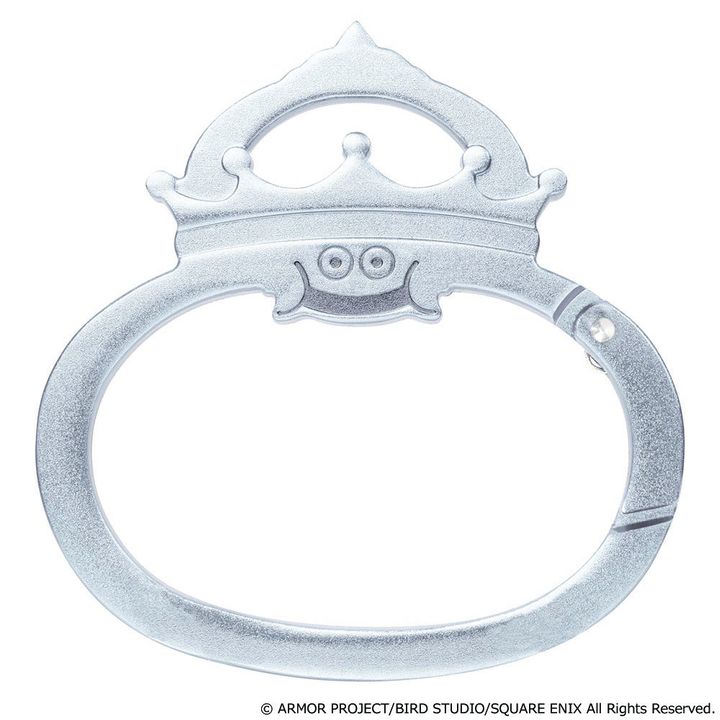 Dragon Quest Smile Slime Carabiner Metal King