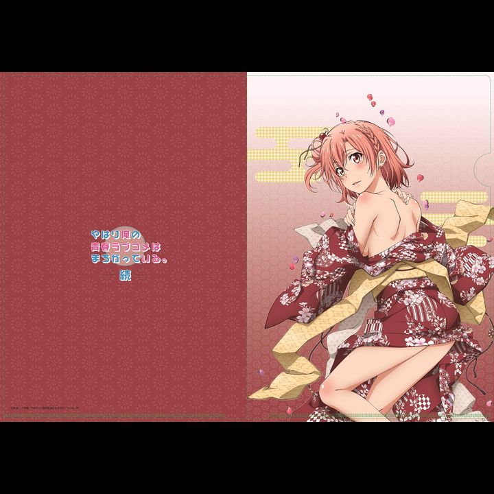 Yuigahama Yui Yahari Ore no Seishun Love-come wa Machigatteiru. Zoku Japanese Style Clothing A4 Clear File 