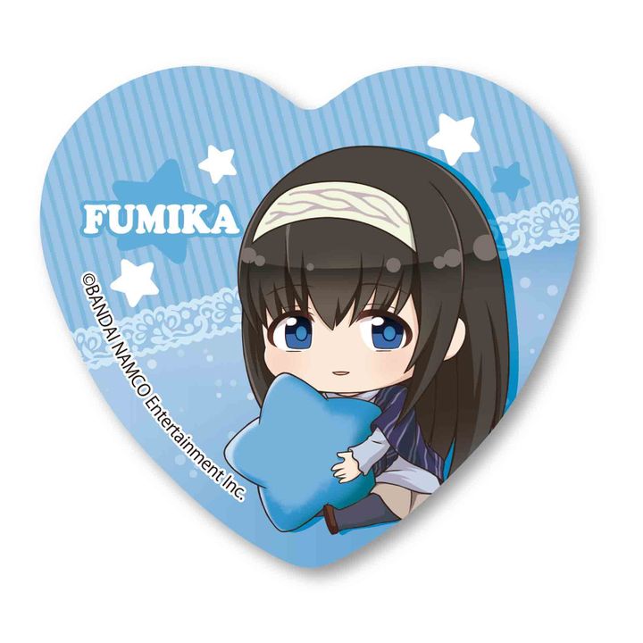 Sagisawa Fumika The Idolmaster Cinderella Girls GyuGyutto Heart Can Badge