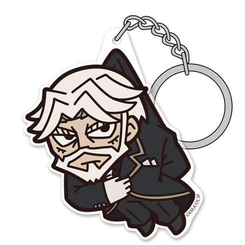 Overlord III Sebas Acrylic Tsumamare Key Chain